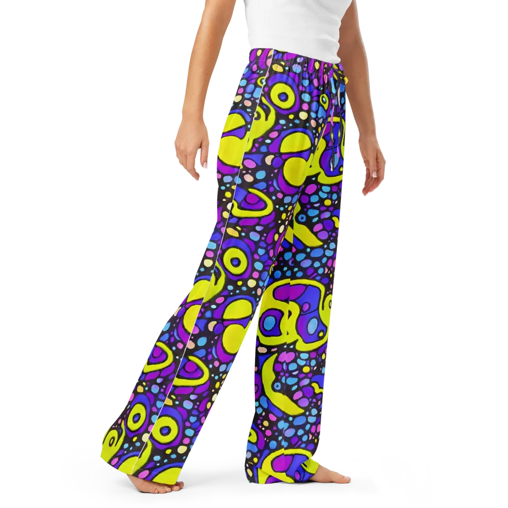 Chromatic Orbits on Women's Pajama Pants — Right Front