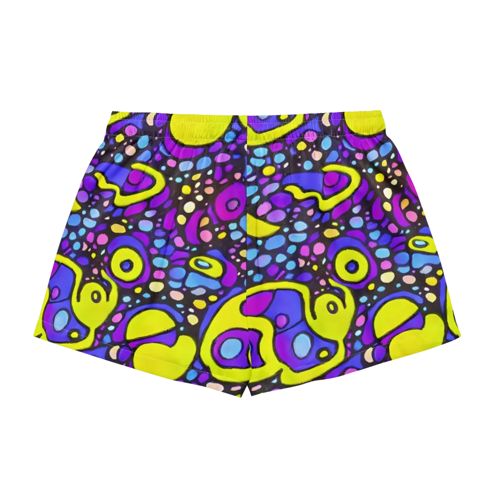 Chromatic Orbits on Women's Pajama Shorts — Back