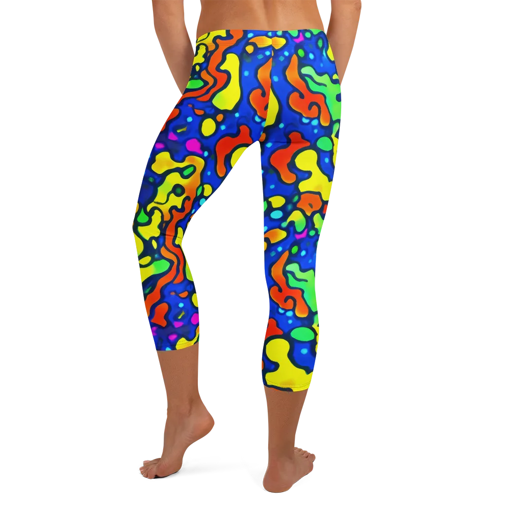 Bright Matter on Capri Leggings — Back