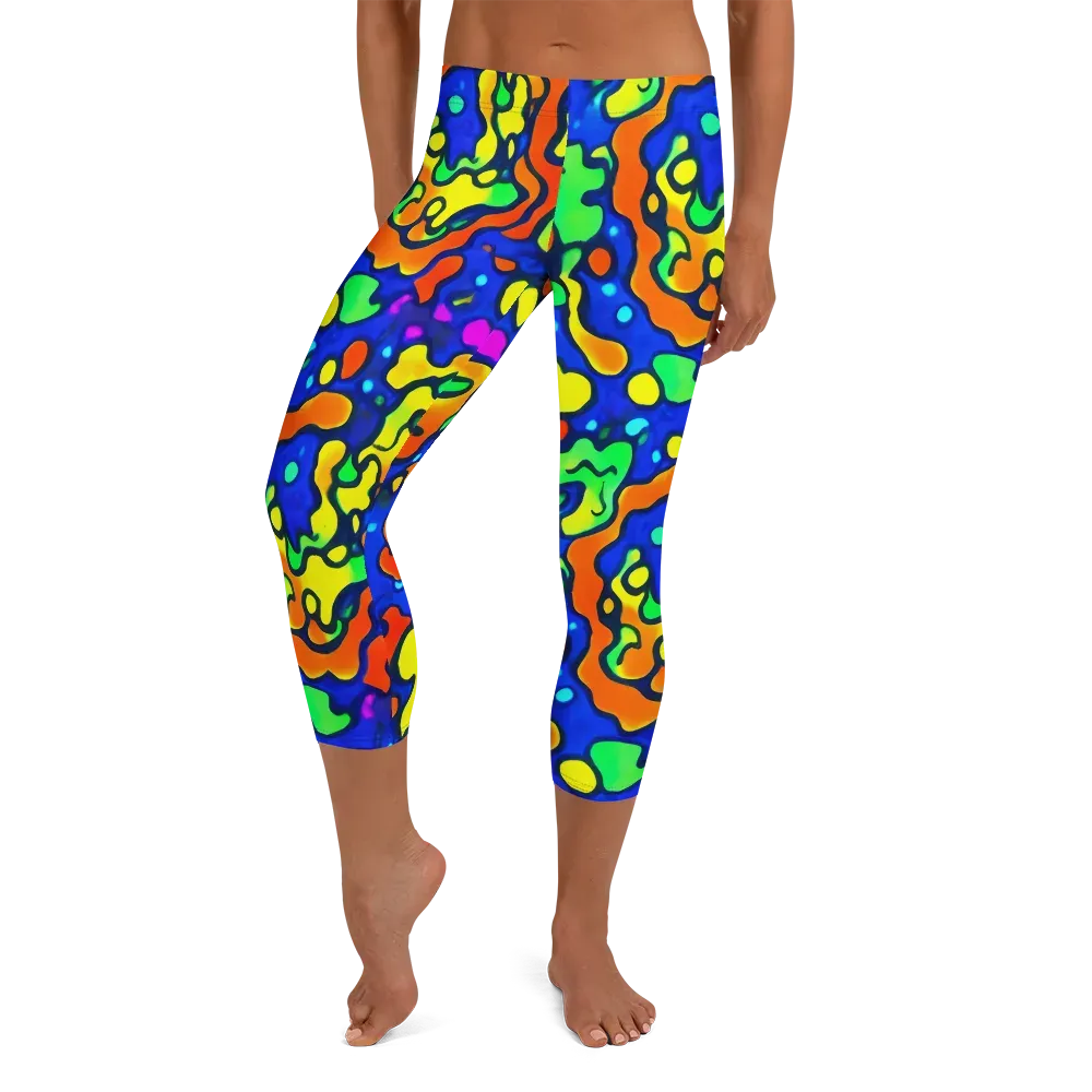 Bright Matter on Capri Leggings — Front