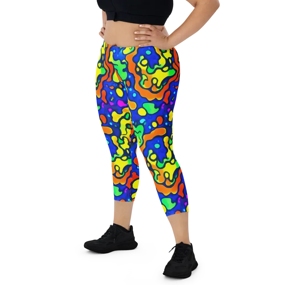Bright Matter on Capri Leggings — Front