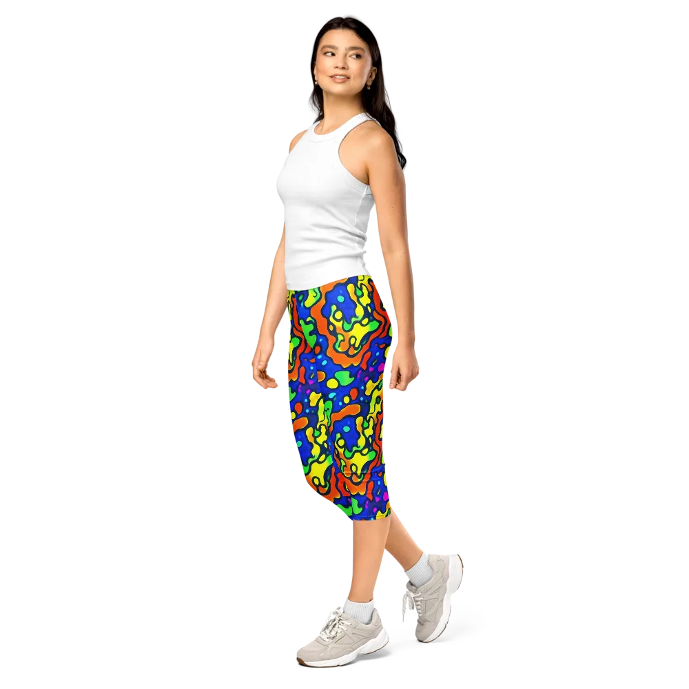 Bright Matter on Capri Leggings — Left Front