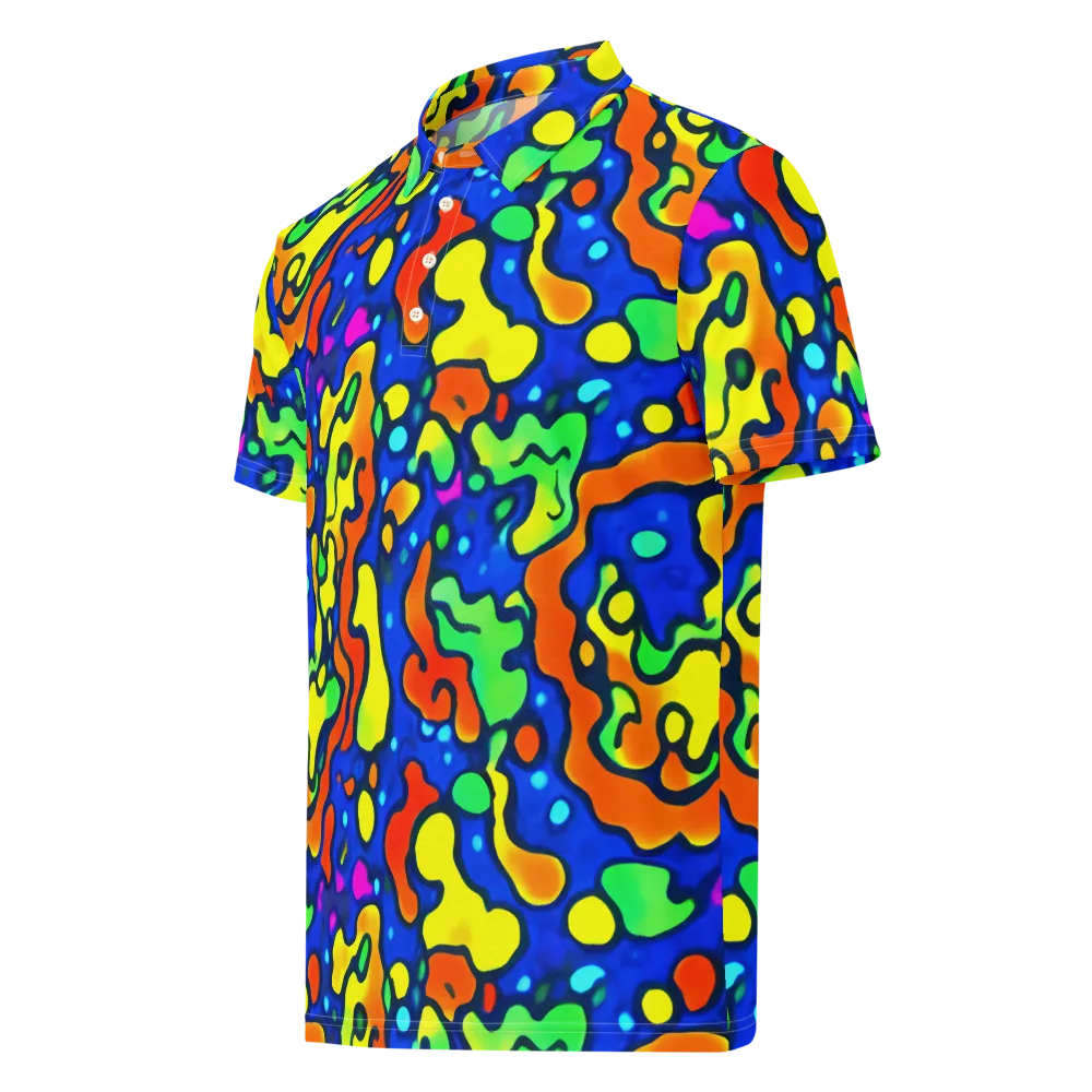 Bright Matter on Men's Slim Fit Polo Shirt — Left Front