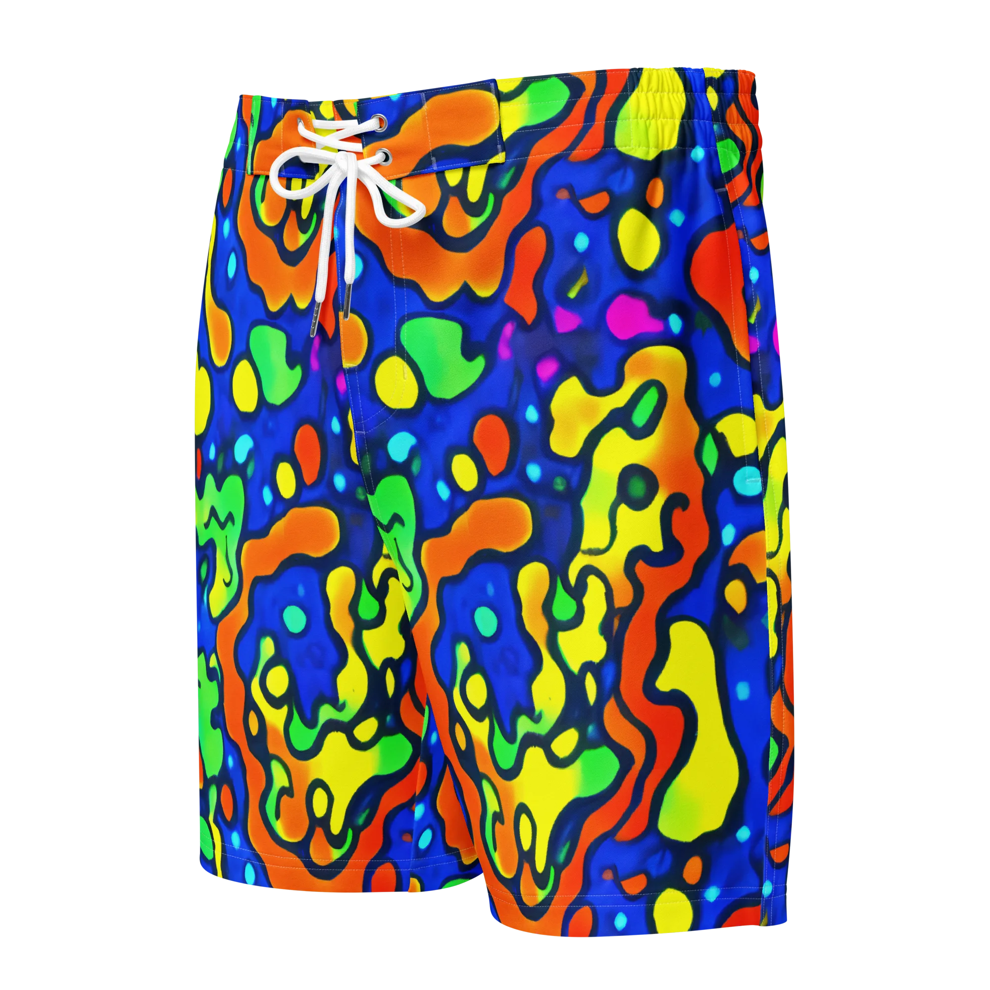 Bright Matter on Men's Board Shorts — Front