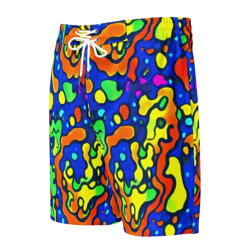 Bright Matter on a Men's Board Shorts