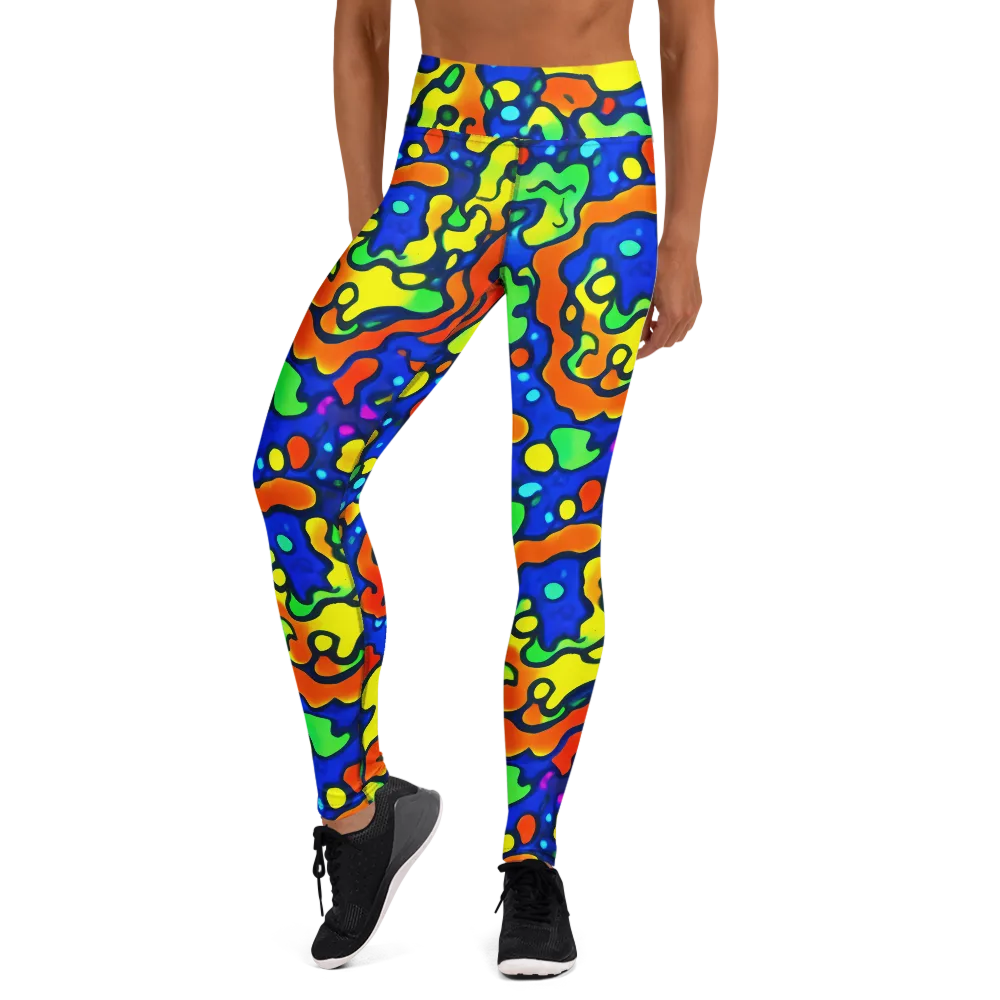Bright Matter on Yoga Leggings — Front