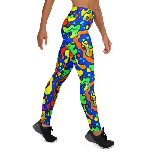 Bright Matter on a Yoga Leggings