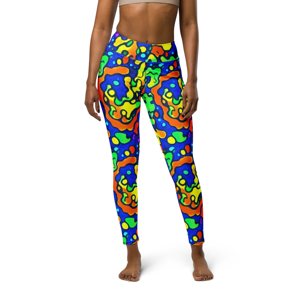 Bright Matter on Yoga Leggings — Front