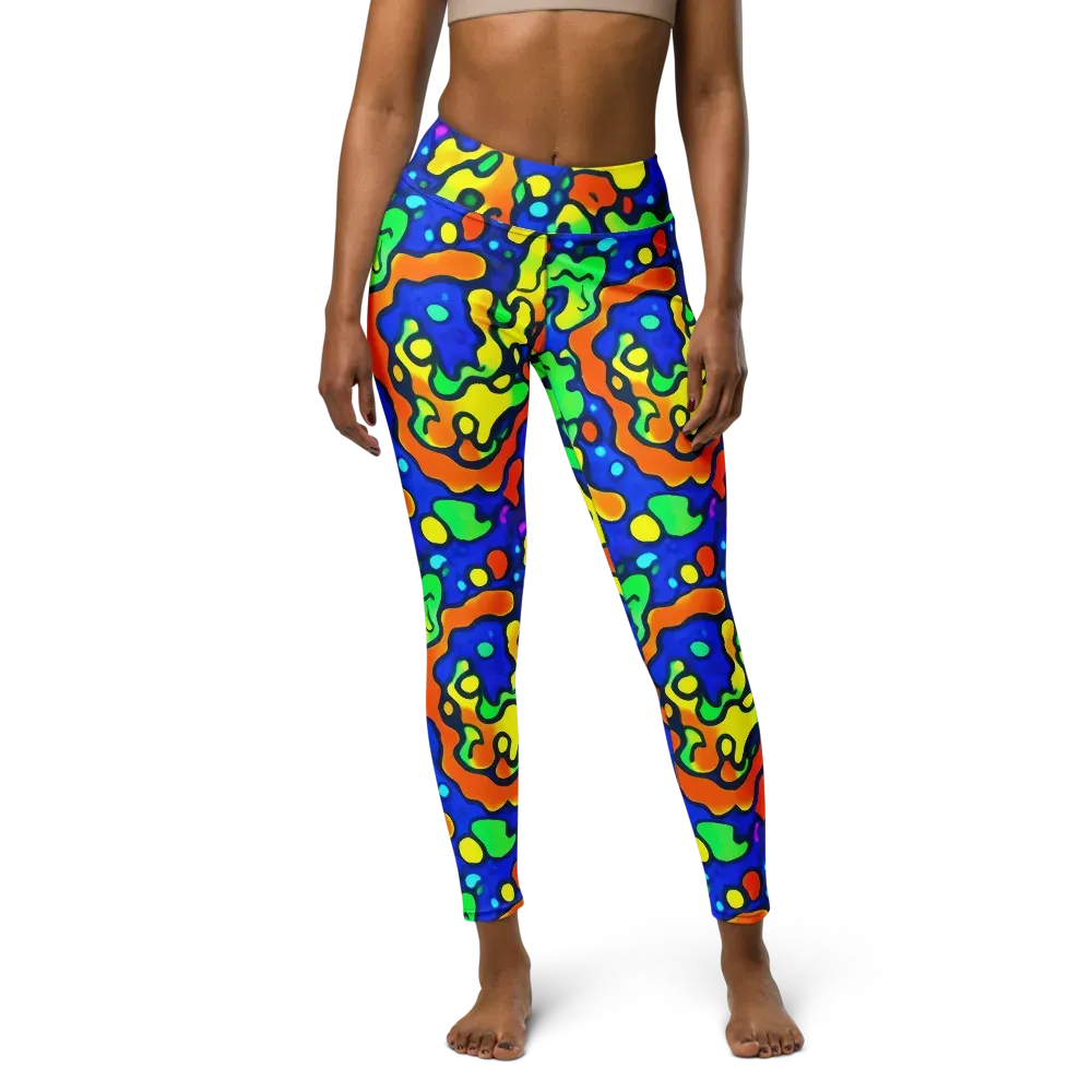 Bright Matter on Yoga Leggings — Front