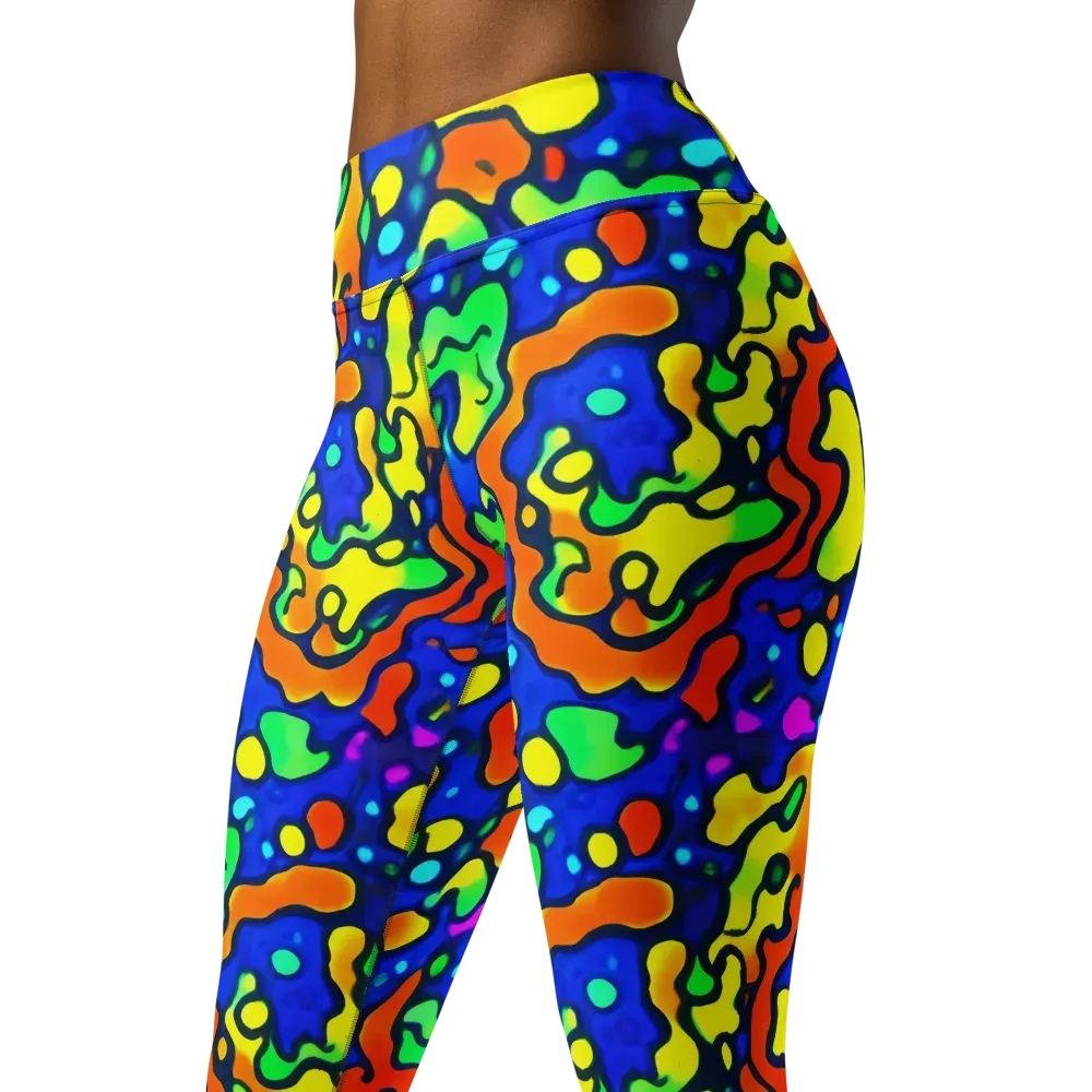 Bright Matter on Yoga Leggings — Left Front
