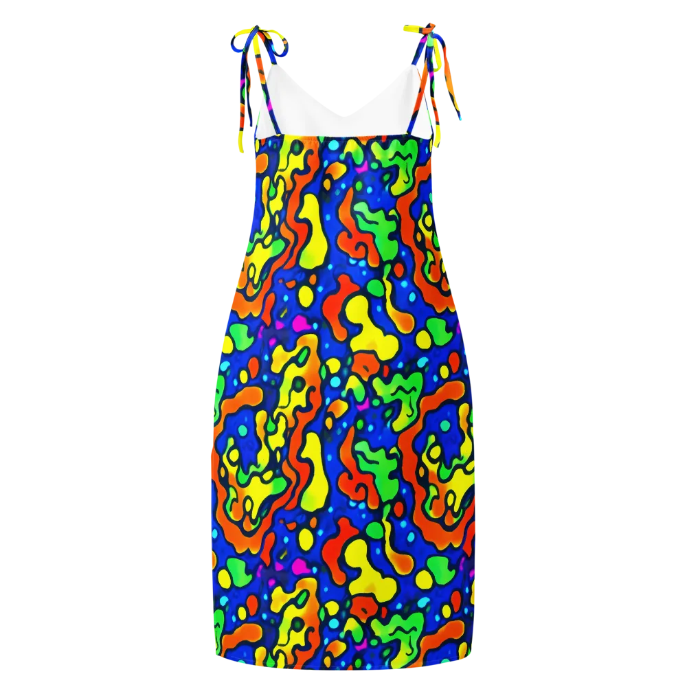 Bright Matter on Slip Dress — Back