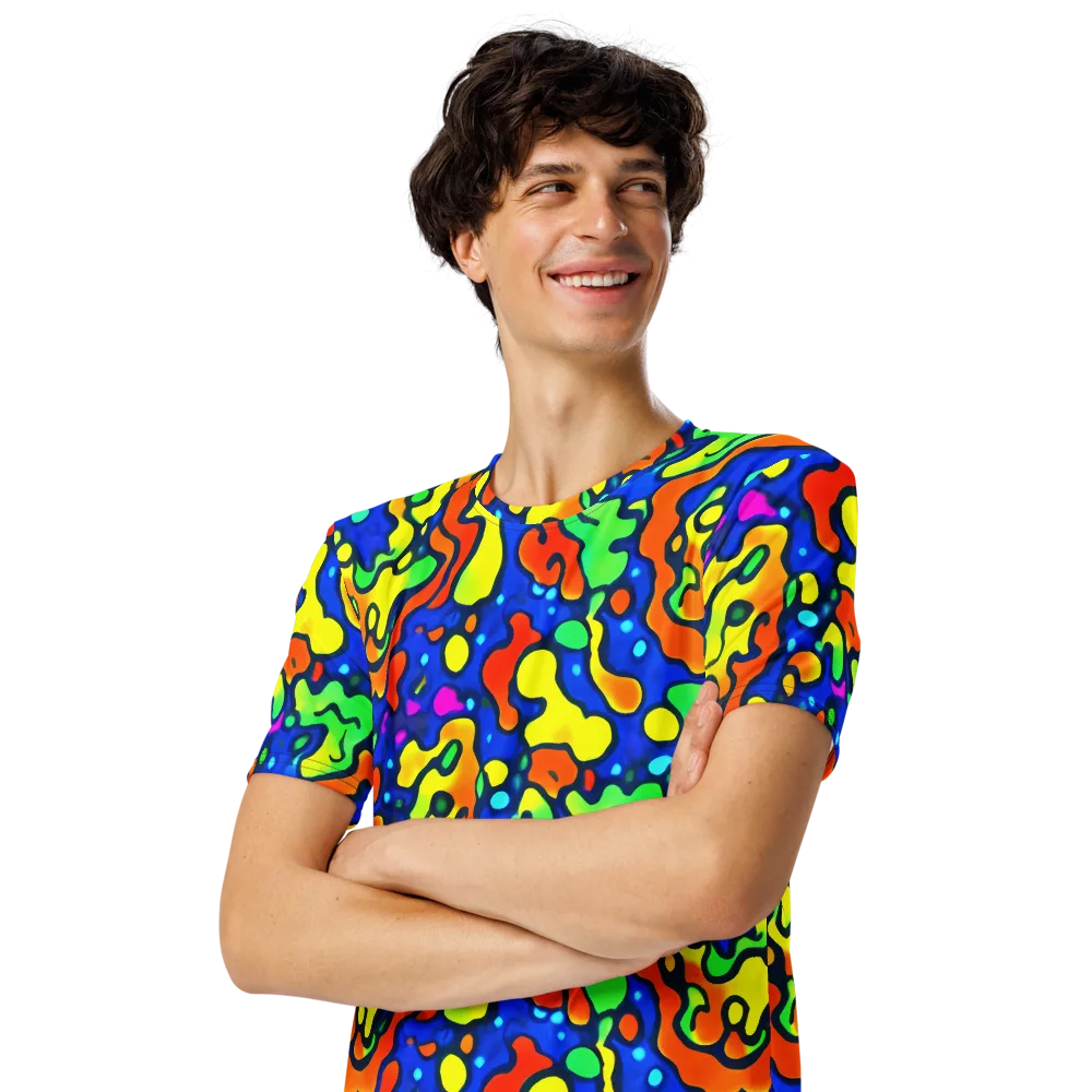 Bright Matter on Men's Crew Neck T-Shirt — Left Front