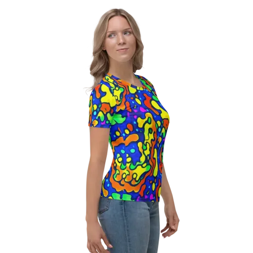 Bright Matter on a Women's Crew Neck T-Shirt