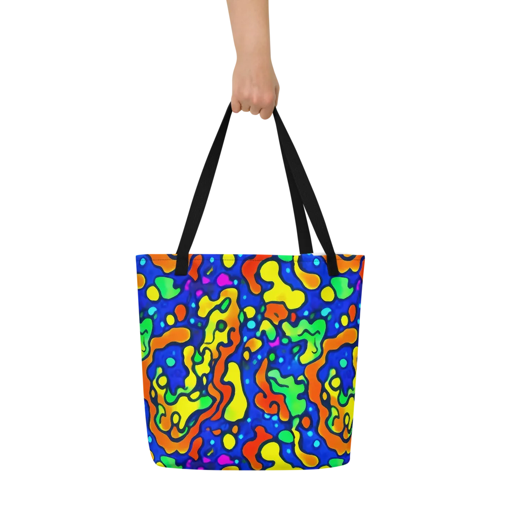 Bright Matter on Large Tote Bag W/ Pocket — Front