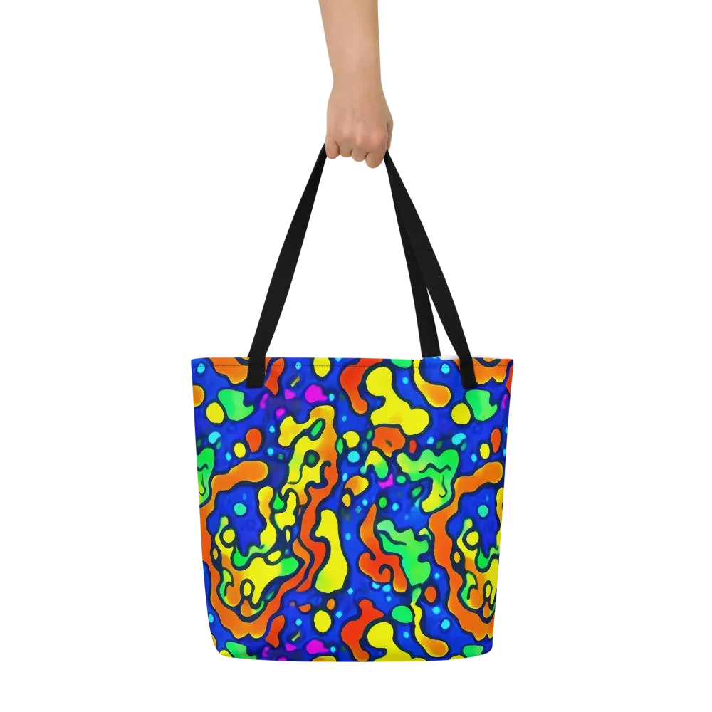 Bright Matter on Large Tote Bag W/ Pocket — Front