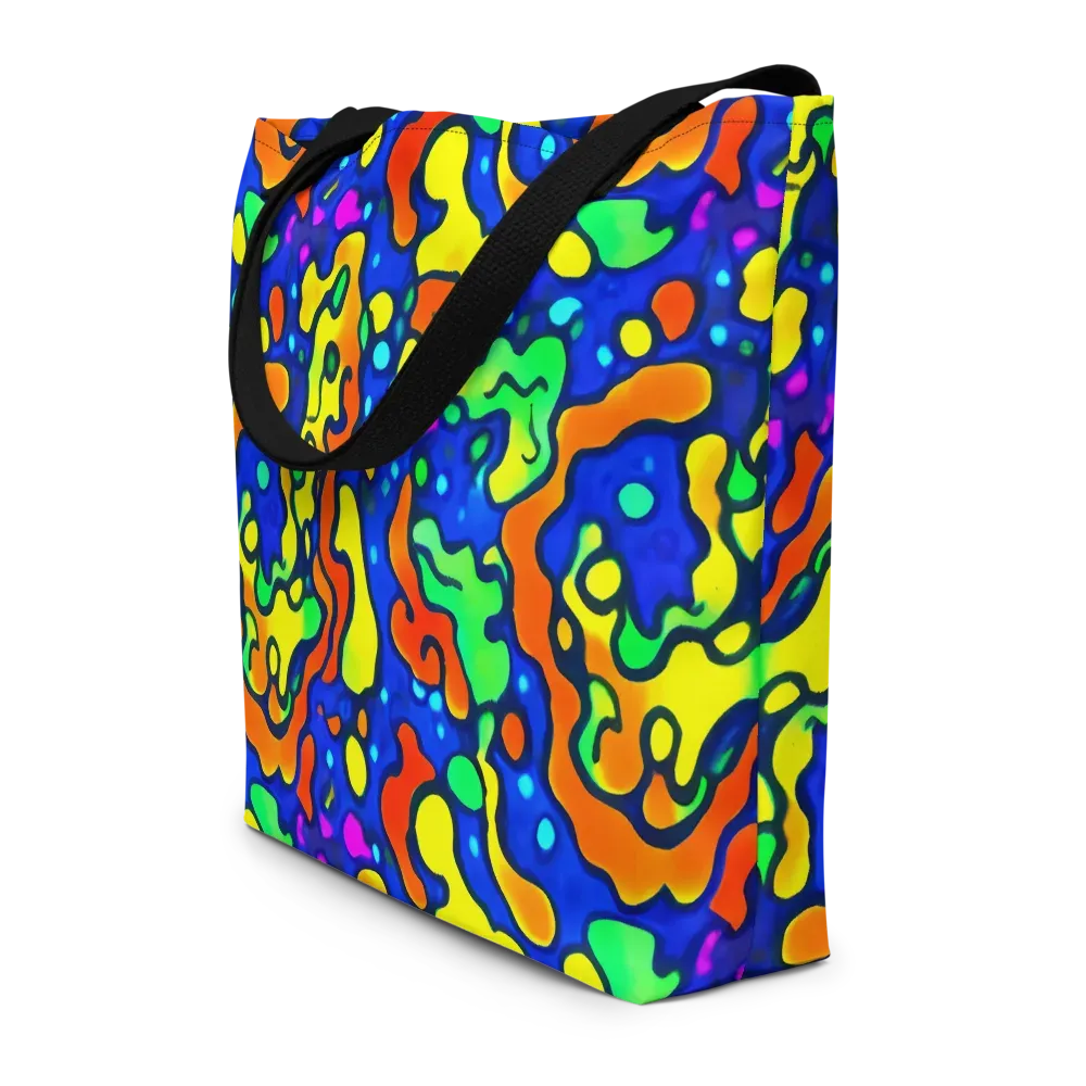 Bright Matter on Large Tote Bag W/ Pocket — Front
