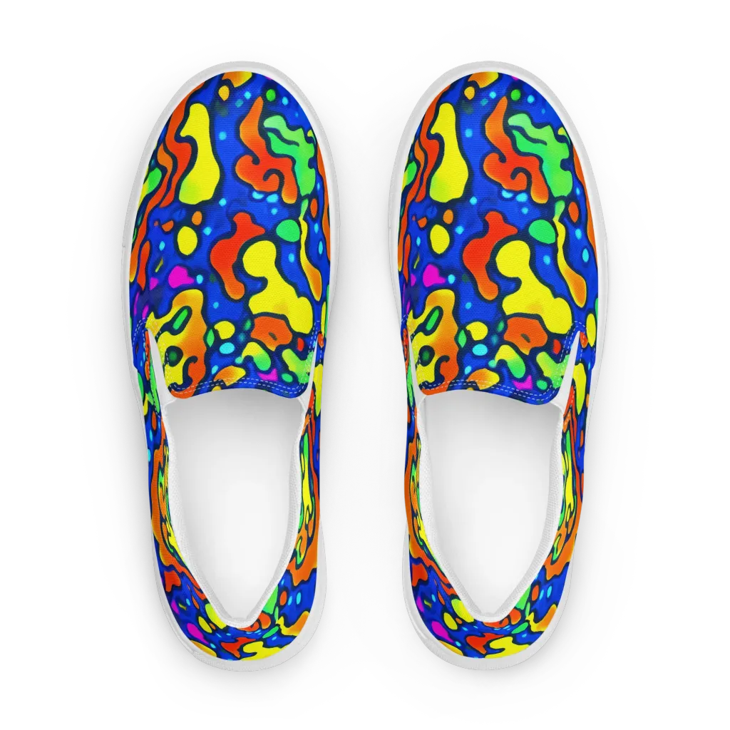Bright Matter on Women's Slip-On Canvas Shoes — Front