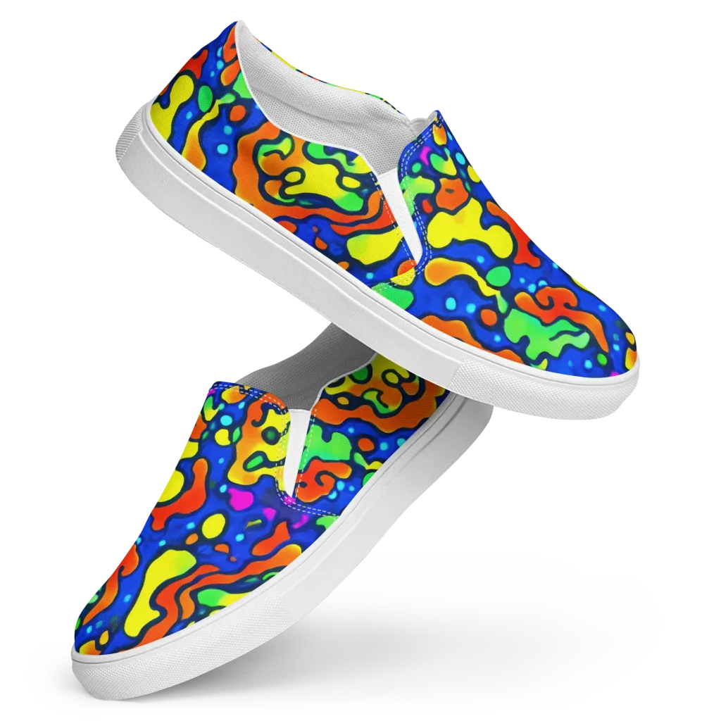 Bright Matter on Women's Slip-On Canvas Shoes — Front