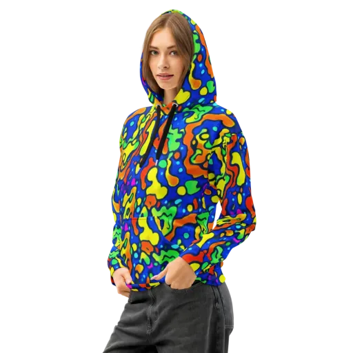 Bright Matter on a Cotton Hoodie