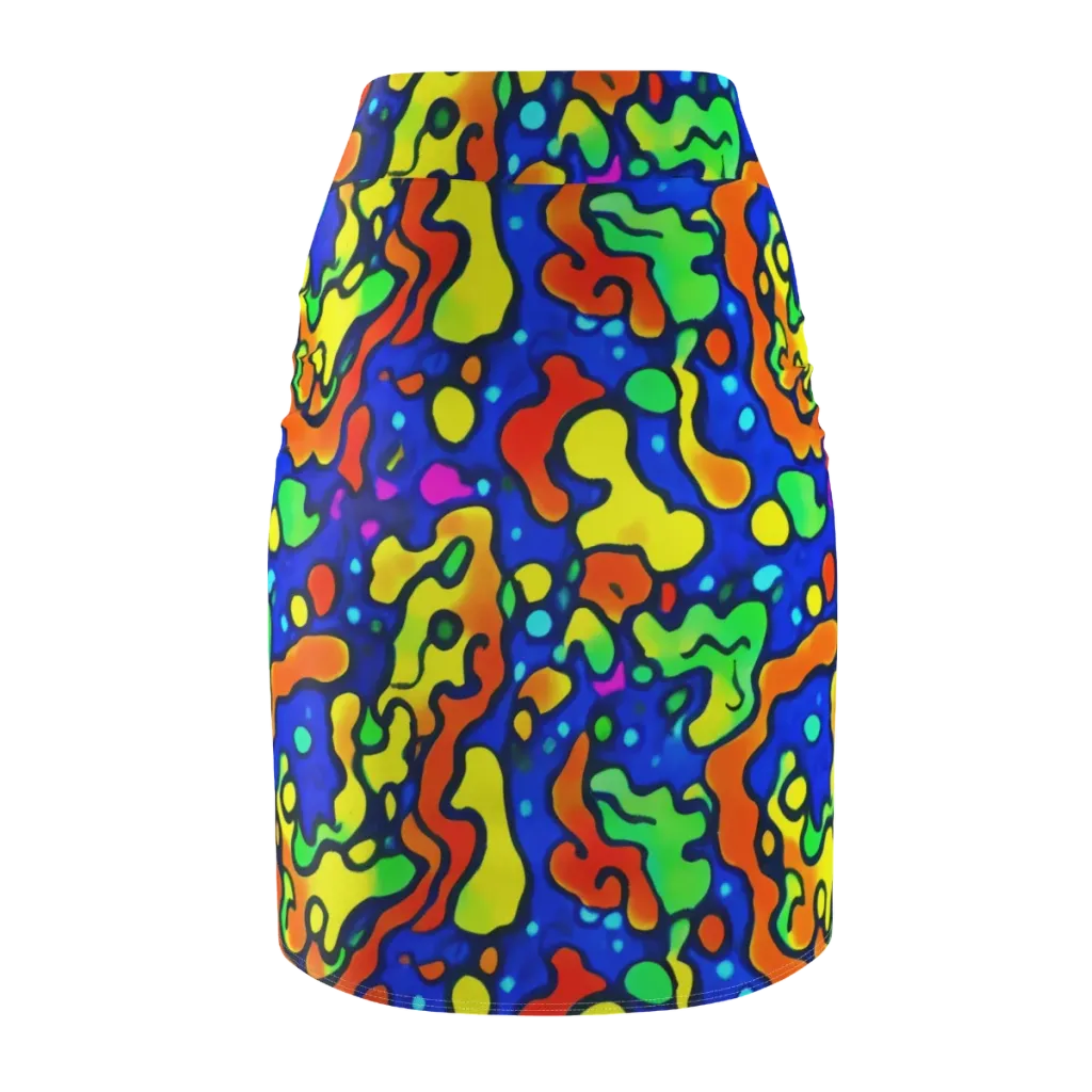 Bright Matter on Pencil Skirt — Back