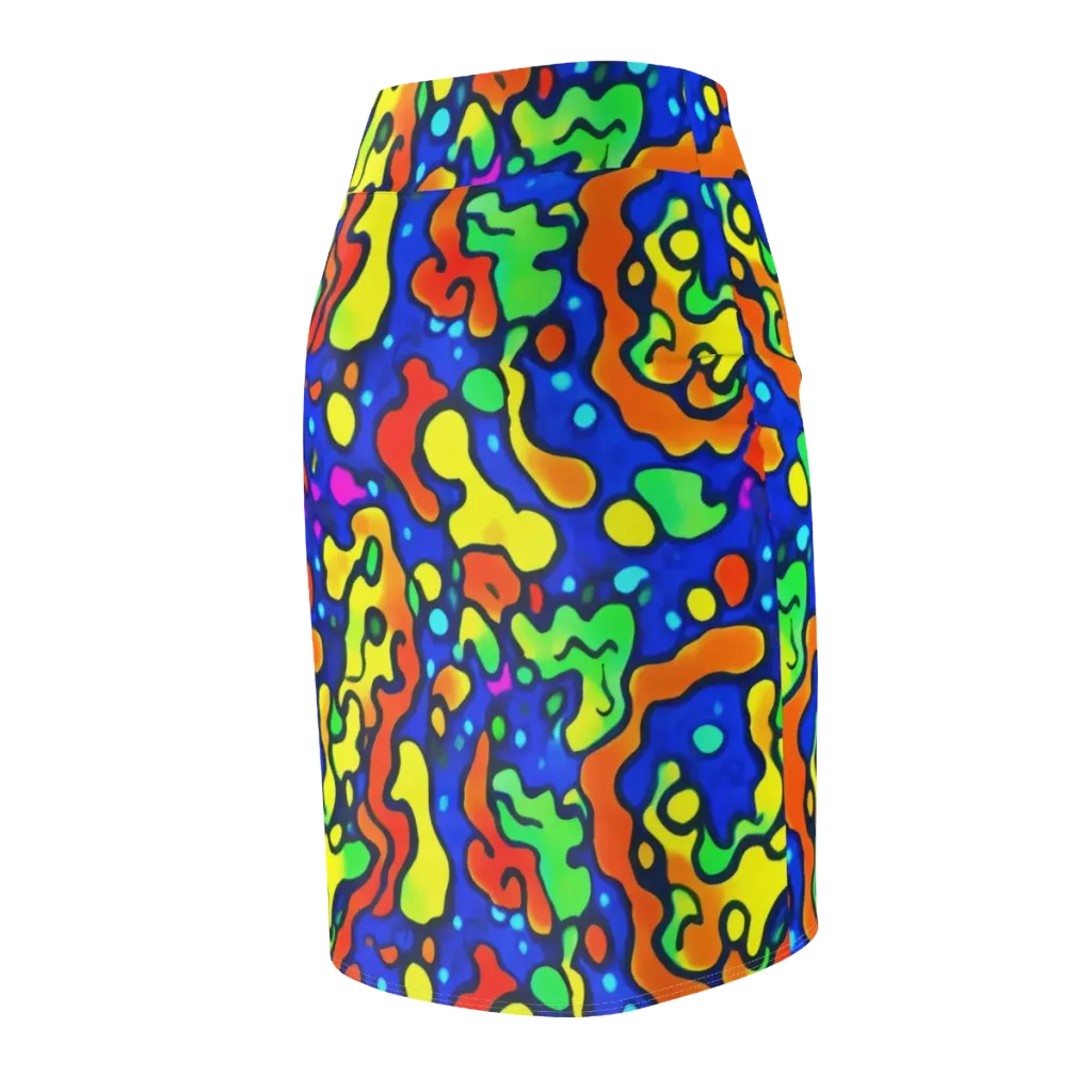 Bright Matter on Pencil Skirt — Back Side