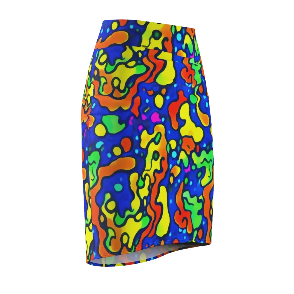 Bright Matter on Pencil Skirt — Front Side