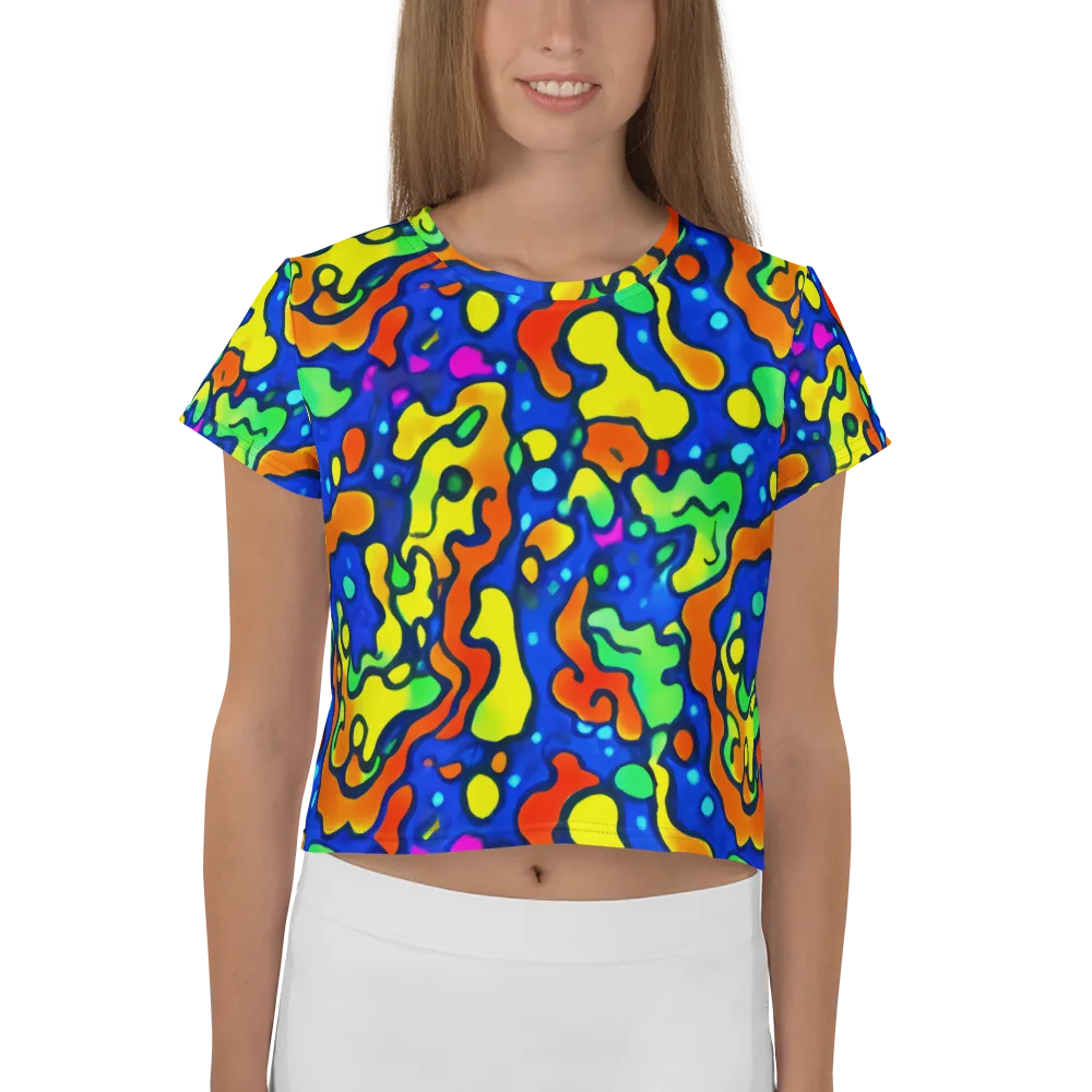 Bright Matter on Crop Tee — Front