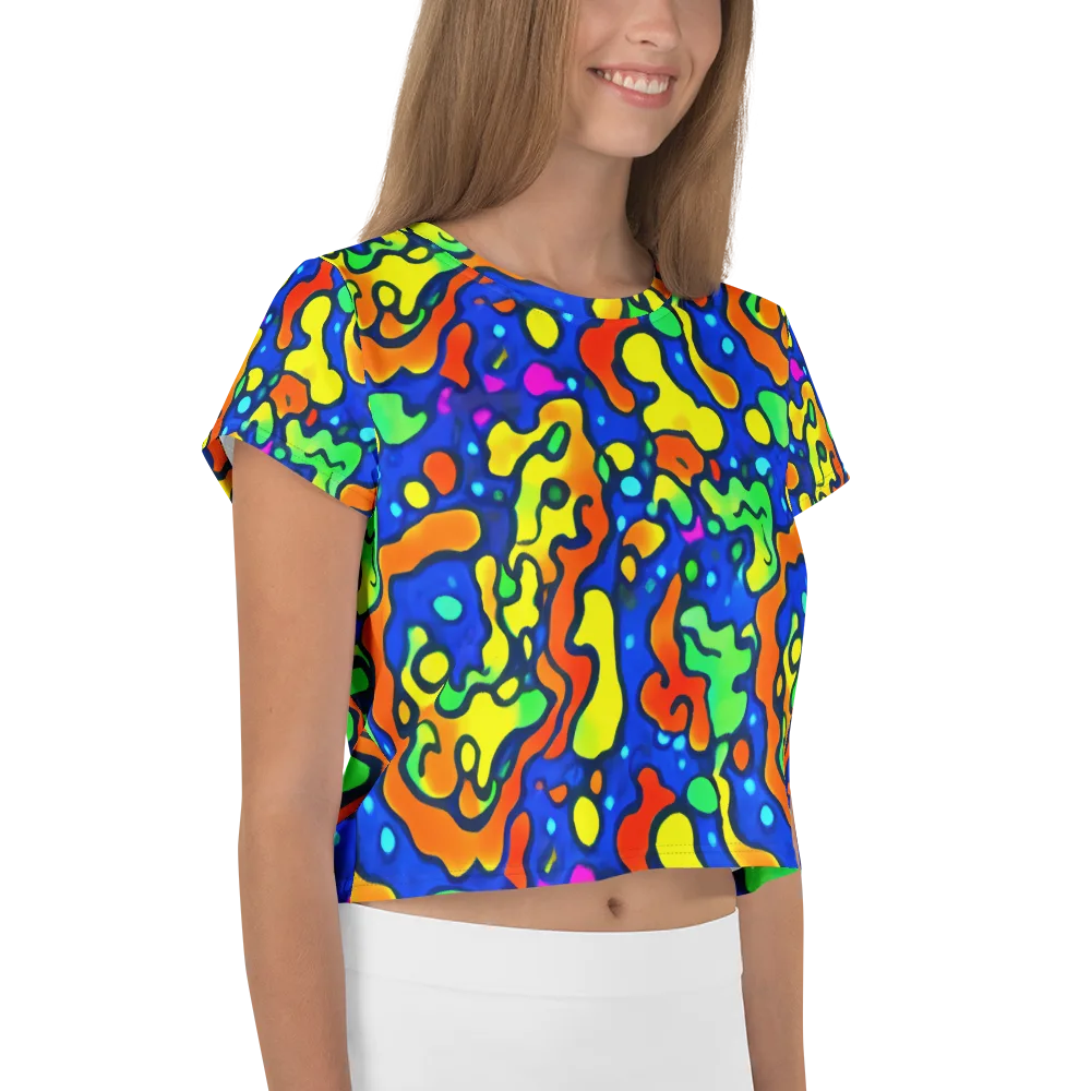 Bright Matter on Crop Tee — Right