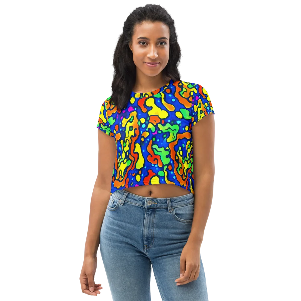 Bright Matter on Crop Tee — Front