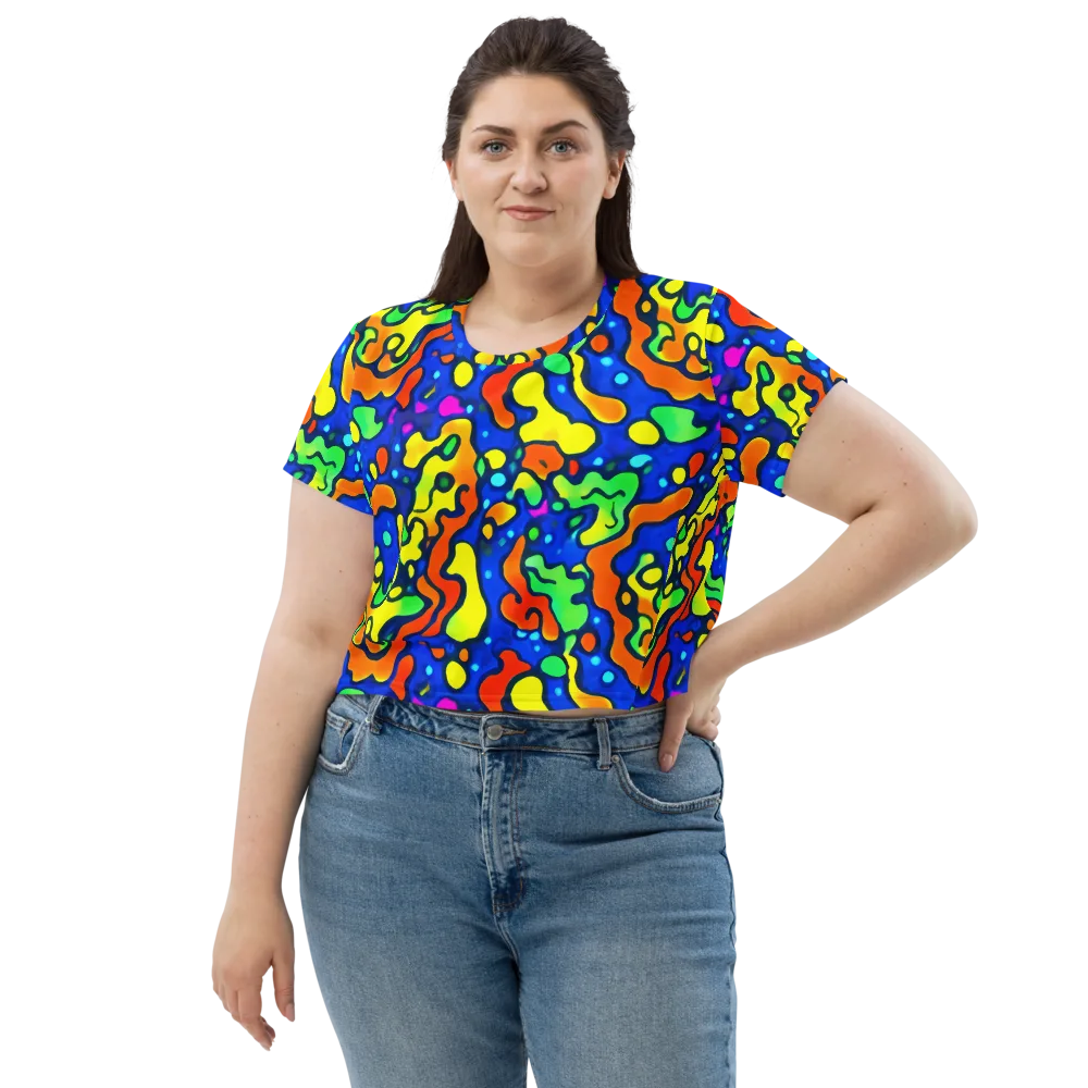 Bright Matter on Crop Tee — Front