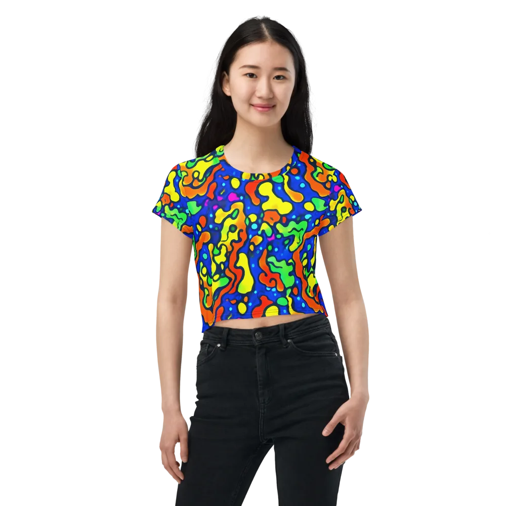 Bright Matter on Crop Tee — Front