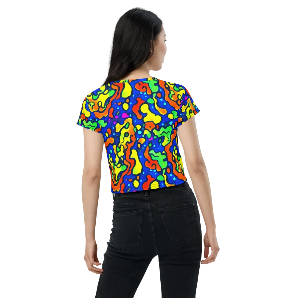 Bright Matter on Crop Tee — Back
