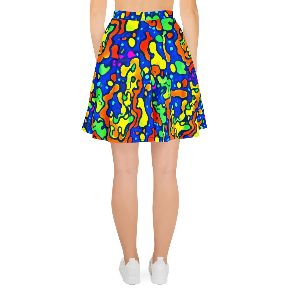 Bright Matter on Skater Skirt — Back