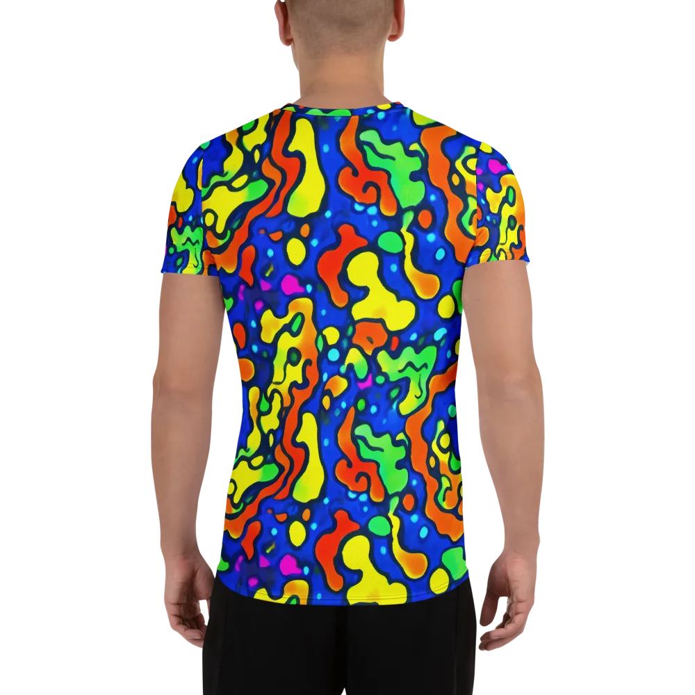 Bright Matter on Men's Athletic T-Shirt — Back