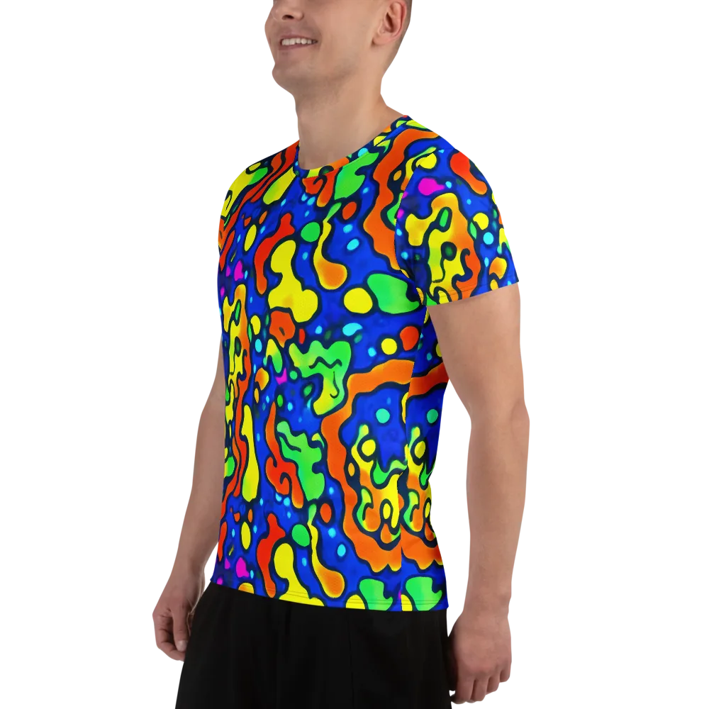 Bright Matter on Men's Athletic T-Shirt — Left