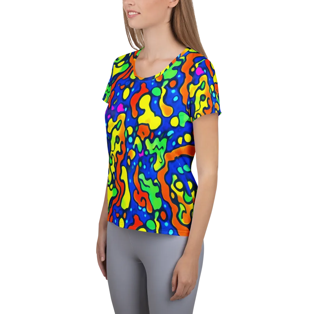 Bright Matter on Women's Athletic T-Shirt — Left