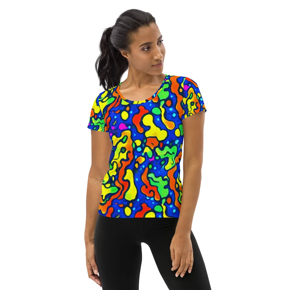 Bright Matter on Women's Athletic T-Shirt — Front