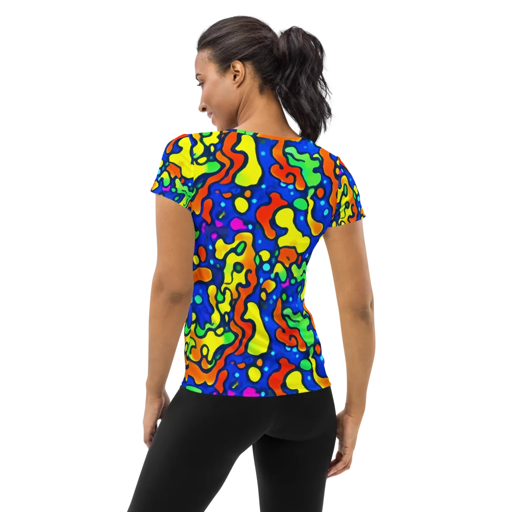 Bright Matter on Women's Athletic T-Shirt — Back