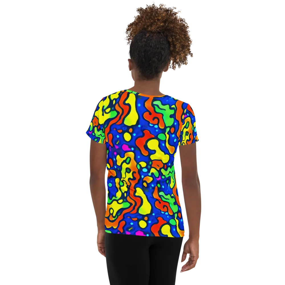 Bright Matter on Women's Athletic T-Shirt — Back