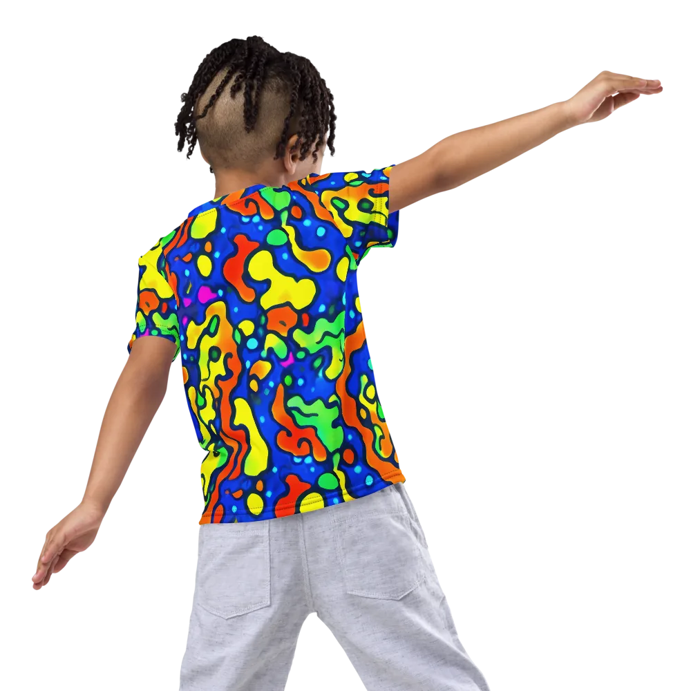 Bright Matter on Kids Crew Neck T-Shirt — Back