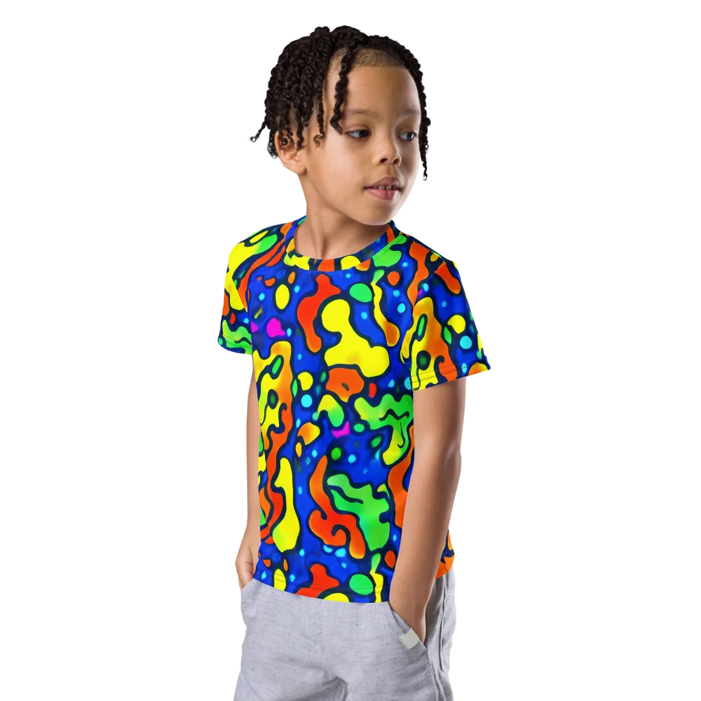 Bright Matter on Kids Crew Neck T-Shirt — Left Front