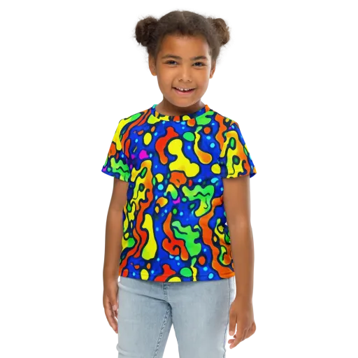 Bright Matter on a Kids Crew Neck T-Shirt