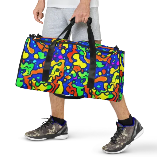 Bright Matter on a Duffle Bag