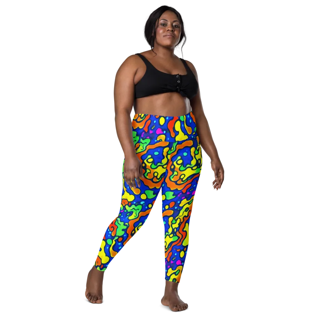 Bright Matter on Leggings with Pockets — Front