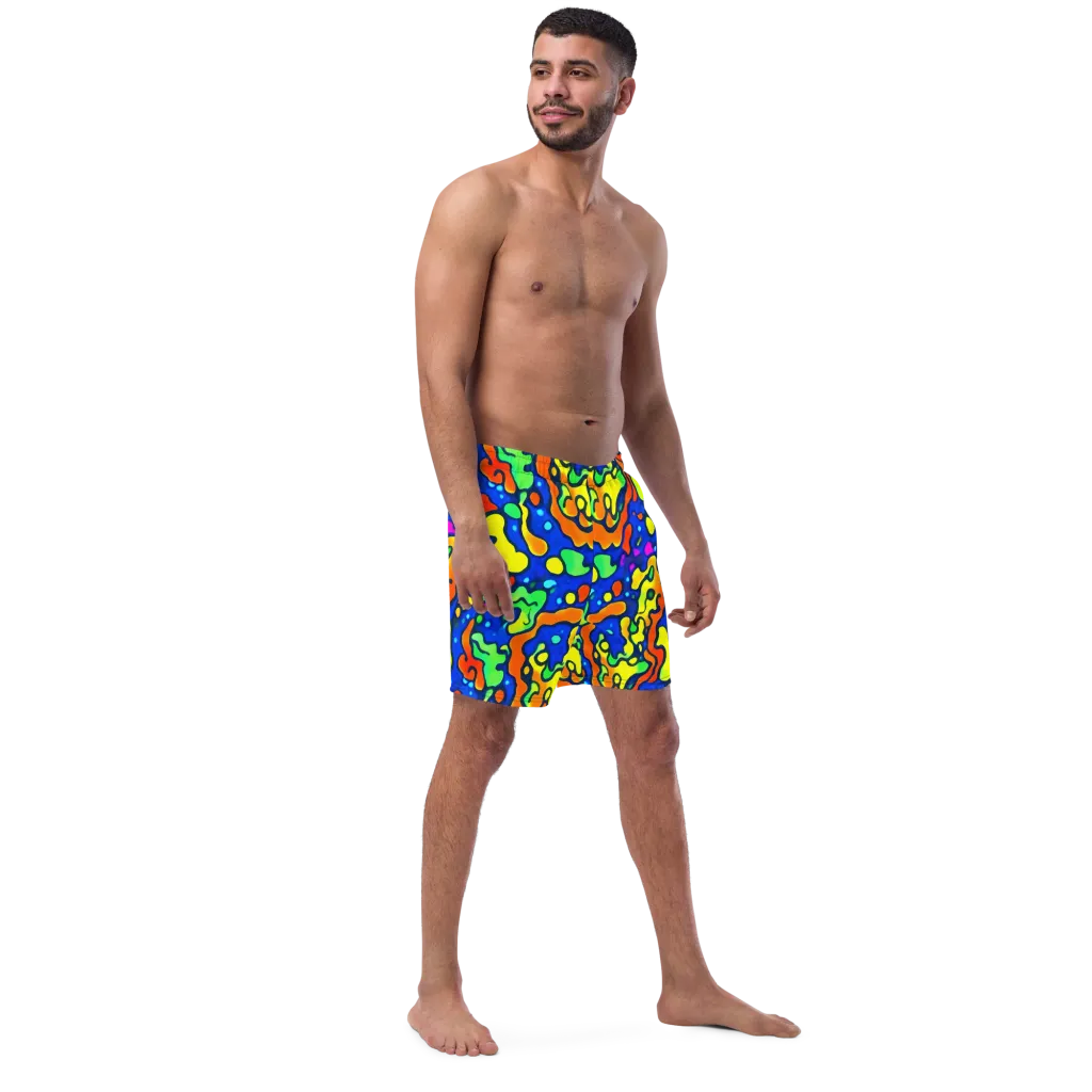 Bright Matter on Swim Trunks — Right Front