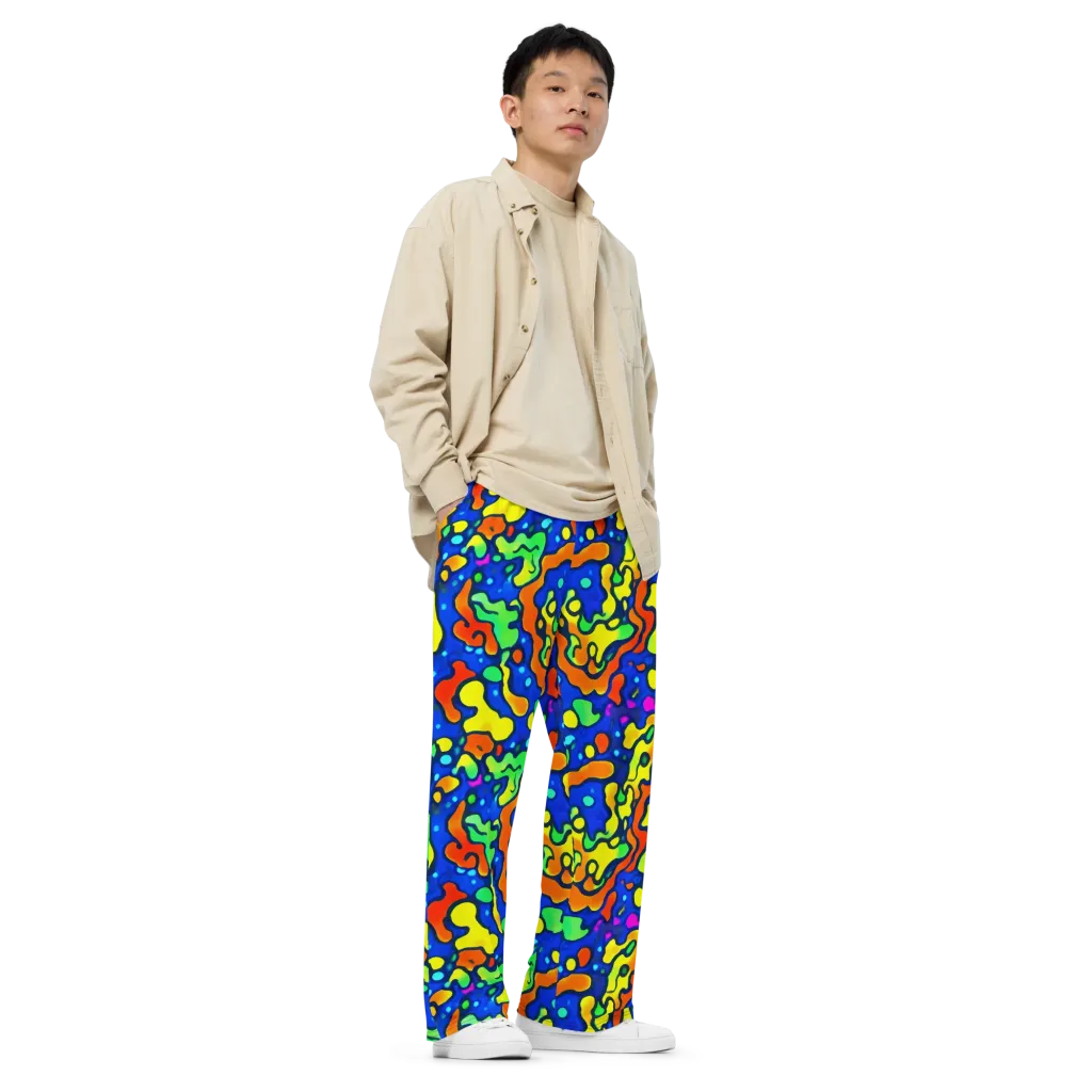Bright Matter on Wide-Leg Pants — Right Front