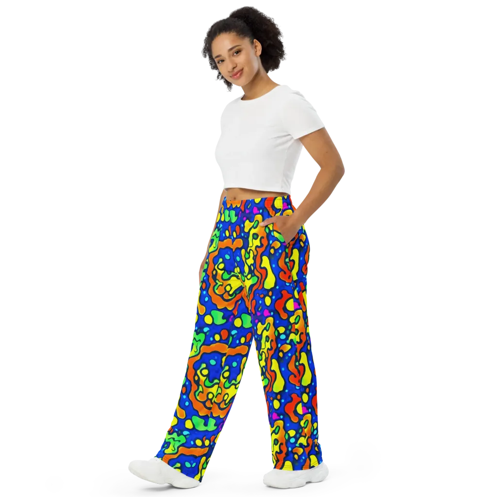 Bright Matter on Wide-Leg Pants — Left Front