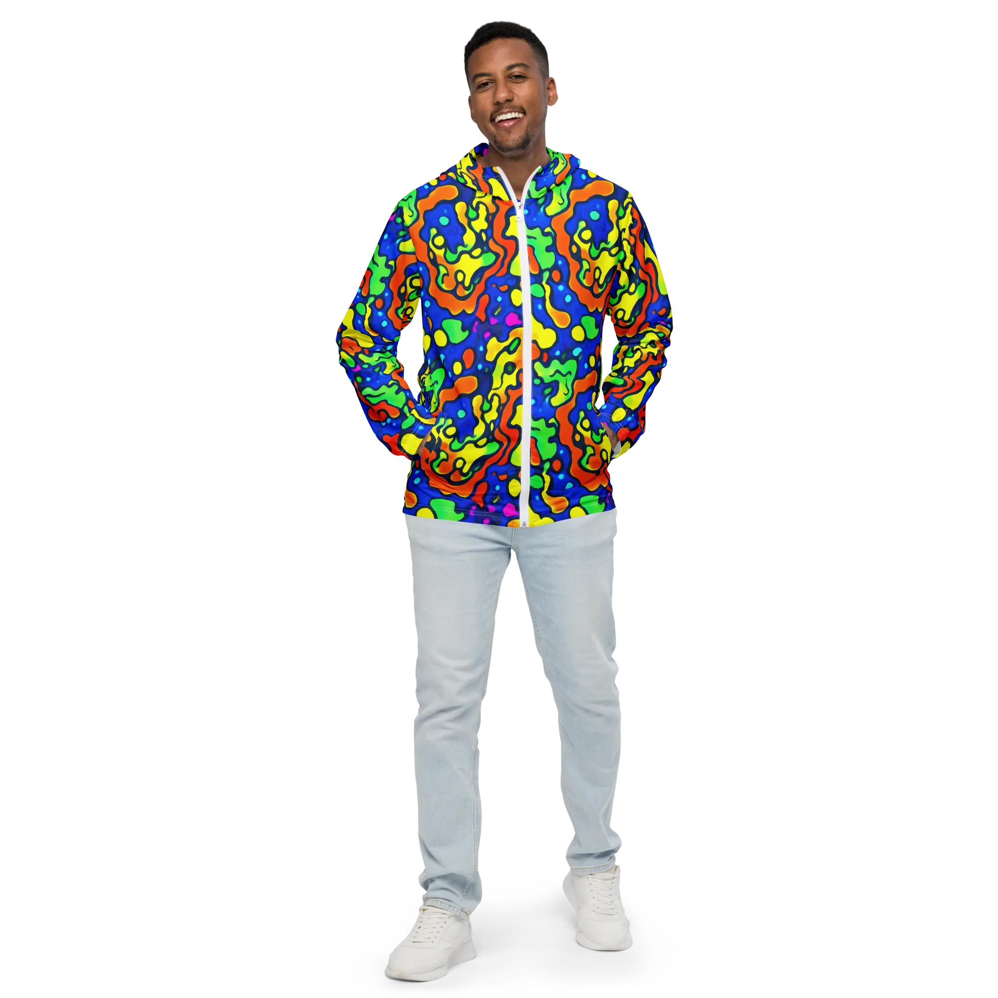 Bright Matter on Men's Windbreaker — Front