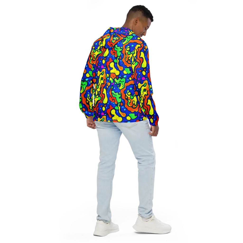 Bright Matter on Men's Windbreaker — Back