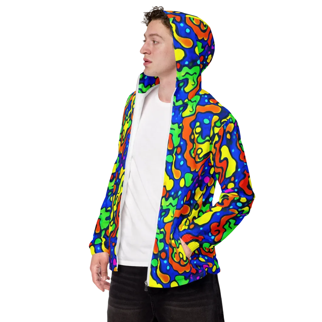 Bright Matter on Men's Windbreaker — Left Front
